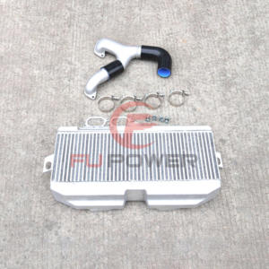 스바루 <span class=keywords><strong>Wrx</strong></span> Sti Ej20 용 Ej25 GD 탑 마운트 업그레이드 인터쿨러 + Y 파이프 키트 02-07 - Product Image 6