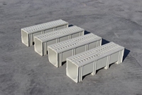 Caniveau de drainage moderne en fibre de verre BMC écologique et durable avec couvercle Shanghai Dofiberone