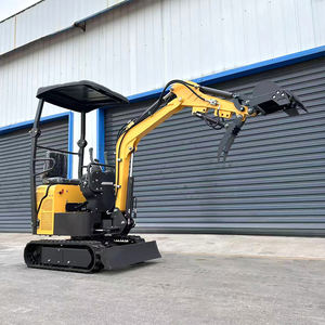 Mini-excavatrice sur chenilles à moteur diesel, fonctionnelles et automatiques, pour tranchées et canaux, avec moteur CE à couple élevé, directement de l'usine chinoise. - Product Image 6