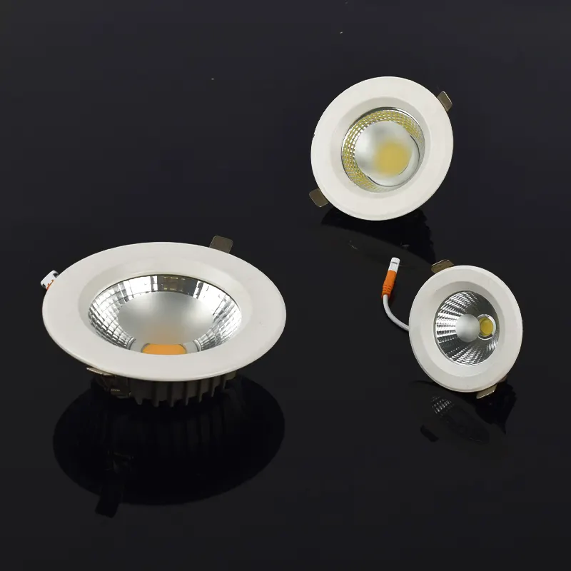 Die-cast aluminum220v recessed led downlight 7 watt dimming 5500k 6500k slim LED downlight