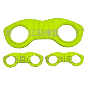 Agarraderas de mano con doble anillo, herramienta de ejercicio de 32 mm, mango antideslizante para entrenamiento de dedos - Product Image 2