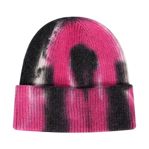 New Trend Winter Knitted Daily Tie Dye <strong>Beanie</strong> Colorful Tie Dye <strong>Beanies</strong> - Product Image 3