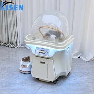 Muebles de Salón KISEN, Lavabo Portátil para Spa Capilar, Lavabo para Salón de Peluquería con Tanques y LED - Product Image 6