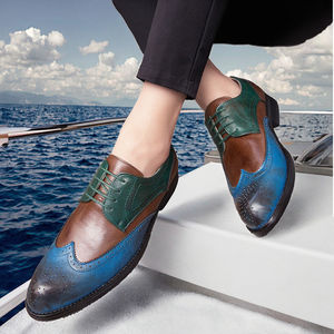 Chaussures habillées Oxford à boucle moine pour homme, en cuir véritable de haute qualité, style de mariage, mode de luxe, pour affaires, très vendues - Product Image 3