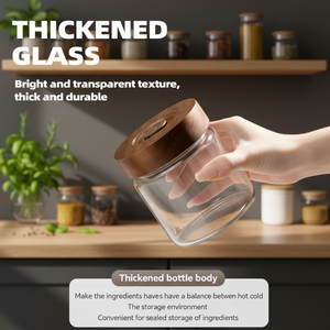 Barattolo in <span class=keywords><strong>Vetro</strong></span> per Conservazione Alimenti con Valvola <span class=keywords><strong>di</strong></span> Rilascio dell'Aria, Certificato per la Sicurezza, Sigillato <span class=keywords><strong>Sottovuoto</strong></span> - Product Image 1