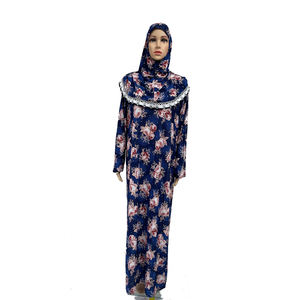 MC-1628 modeste Khimar <span class=keywords><strong>Hijab</strong></span> Abaya pour femmes Offre Spéciale Bangladesh imprimé robe à capuche Uae Dubai Eid Abayas <span class=keywords><strong>Djellaba</strong></span> grande taille - Product Image 1