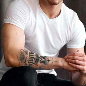 Adhesivo de Tatuaje Herbal HY de Larga Duración a Prueba de Agua Temporal de Flores <span class=keywords><strong>para</strong></span> <span class=keywords><strong>Brazo</strong></span> Cuerpo Pierna Hombres Atractivos Adhesivo de Tatuaje Semi-Permanente - Product Image 6