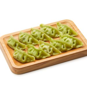 Vendita calda cinese tagliatelle congelate istantanee cibo 20 grammi di gnocchi di pelle verde al vapore <span class=keywords><strong>Gyoza</strong></span> - Product Image 1
