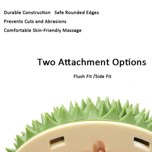 Juguete multifuncional Durian Magic Cat Face Tickle, peine de masaje de autoservicio, tablero rascador de pelo, caja de suministros de plástico para gatos - Product Image 5