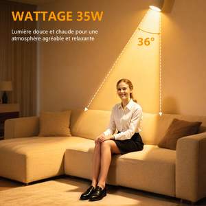 Bombillas Halógenas MR16 de <span class=keywords><strong>12V</strong></span>, GU5.3, <span class=keywords><strong>20W</strong></span>-50W, Cristal Blanco, 2700K, Blanco Cálido Suave, Regulable, Garantía de 2 Años, Pedido al por Mayor, 420LM, Suministro de Fábrica - Product Image 4