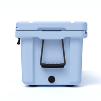 Glacière isotherme rotomoulée 65L en PE robuste pour le camping en extérieur et le stockage alimentaire