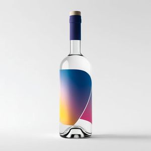 Bouteilles en verre cylindriques décoratives <span class=keywords><strong>de</strong></span> haute qualité pour vin et <span class=keywords><strong>liqueur</strong></span> avec gravure, impression offset et gravure à l'acide - Vente en gros - Product Image 6