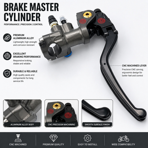 Vente en gros directe usine, commandes en gros acceptées : Maître-<span class=keywords><strong>cylindre</strong></span> radial MotoGP 7/8" 22mm avec levier pliable et frein de poignée pour cascades - Product Image 2