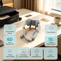 Nouveauté 2026 Masseur de cou et d'épaules 6D avec chaleur, massage par pétrissage Shiatsu, rechargeable, soulagement de la douleur, télécommande sans fil CE