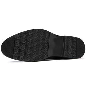 Chaussures de cérémonie en cuir véritable pour hommes, élégantes et décontractées, à bout pointu, idéales pour le bureau et l'hiver - Product Image 5