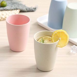 Eco Friendly Wheat <b>Straw</b> <b>Reusable</b> Unbreakable 8x10cm BPA Free Drinking Cup for Kitchen Dining Office Picnic Outdoor Tableware - Product Image 4