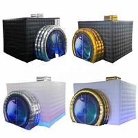 Gabinete DE CABINA DE FOTOS Air 360 portátil personalizado, tienda de fondo de cubo inflable de entrega rápida para fiestas al aire libre y bodas