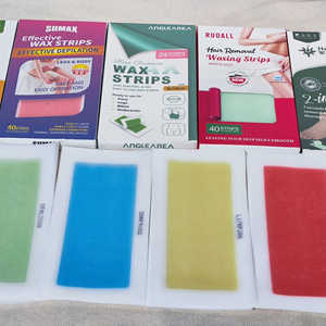 Bandes <span class=keywords><strong>de</strong></span> <span class=keywords><strong>cire</strong></span> d'épilation ISO <span class=keywords><strong>de</strong></span> la FDA 9*18 cm papier à cirer pour épilation OEM bandes <span class=keywords><strong>de</strong></span> <span class=keywords><strong>cire</strong></span> corporelle complètes personnalisées - Product Image 2