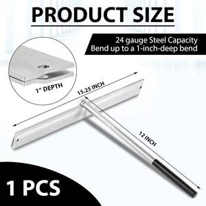 11.25 इंच शीट धातु तह हेमिंग उपकरण स्टील धातु बेंडर हेमिंग उपकरण स्टील धातु बेंडर झुकने वाला हेवीक - Product Image 5