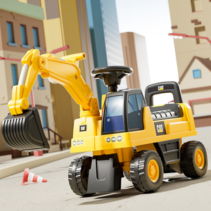 Nuevo y Moderno Vehículo de Juguete Excavadora para Niños, Patinete <span class=keywords><strong>Infantil</strong></span>, Coche de Juguete de Ingeniería para Niños - Product Image 6