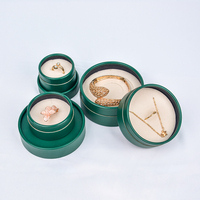 Boîtes à bijoux en papier kraft personnalisées, emballage écologique rembourré en velours pour boucles d'oreilles, colliers, bracelets, bagues avec logo personnalisé