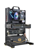 Boîtier PC à cadre ouvert DIY en aluminium, châssis ATX pour refroidissement liquide, support mural créatif pour ordinateur de bureau gaming, modèle LP