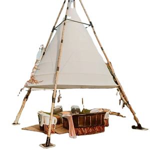 Camp extérieur Restaurant bar ppen-air tente <span class=keywords><strong>de</strong></span> <span class=keywords><strong>vacances</strong></span> <span class=keywords><strong>Bord</strong></span> <span class=keywords><strong>de</strong></span> <span class=keywords><strong>mer</strong></span> plage bambou lanterne tente - Product Image 1