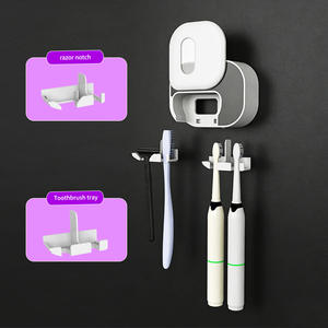 2026 OEM Personalizable Portátil Sensor Inteligente Esterilizador de Cepillos de Dientes para Parejas con Secado por Aire UVC y Soporte Esterilizador de Maquinillas de <span class=keywords><strong>Afeitar</strong></span> con Calefacción USB - Product Image 3