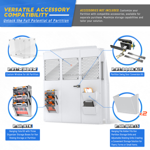 Mamparo protector <span class=keywords><strong>de</strong></span> partición <span class=keywords><strong>de</strong></span> seguridad para furgoneta <span class=keywords><strong>de</strong></span> carga, apto para <span class=keywords><strong>furgonetas</strong></span> Sprinter <span class=keywords><strong>de</strong></span> techo bajo <span class=keywords><strong>de</strong></span> tamaño completo - Product Image 5