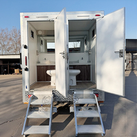 Nouvelle conception de sol écologique durable antidérapant, toilettes portables pour camping, caravane de voyage avec salle de bain, vente en gros