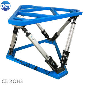 Diy سيم سباق 6DOF سداسي بود خطي محاكاة سباق الحركة مع محرك سيرفو عالي الدقة مشغل خطي ومفصل عالمي - Product Image 4