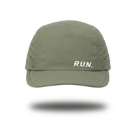 Gorra de Running Transpirable con Perforaciones Láser, Ligera, Plegable, Suave, con Logotipo Personalizado
