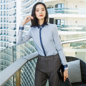 Tailleur-pantalon classique à manches longues pour femmes professionnelles <span class=keywords><strong>Entretien</strong></span> pour vendre des vêtements de travail formels Costumes pour femmes - Product Image 6