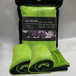 <span class=keywords><strong>Serviette</strong></span> de séchage de haute qualité 800gsm 1000gsm 60*90cm pour voiture, <span class=keywords><strong>serviette</strong></span> de séchage de voiture 1200 Gsm, serviettes de séchage à boucle torsadée 1400gsm - Product Image 1