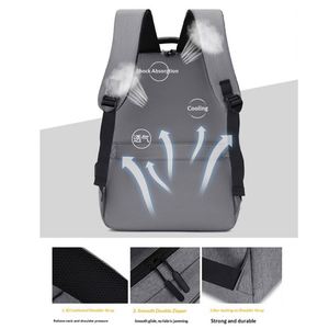 New Unisex Multifunctional Large Capacity School Business Simple Design Mochila Travel <b>Back</b> <b>Pack</b> Laptop Backpack Bagpack for Men - Product Image 5