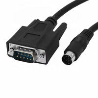 2026 USB zu RS232 8-Pin Mini-DIN PLC Programmier-Seriellkabel