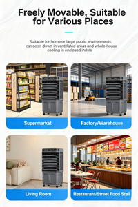 <span class=keywords><strong>Aire</strong></span> <span class=keywords><strong>Acondicionado</strong></span> Portátil Directo de Fábrica con Motor de Voltaje de Operación de 220V, Enfriador de <span class=keywords><strong>Aire</strong></span> Evaporativo <span class=keywords><strong>Vertical</strong></span>, Unidad de Pie - Product Image 2