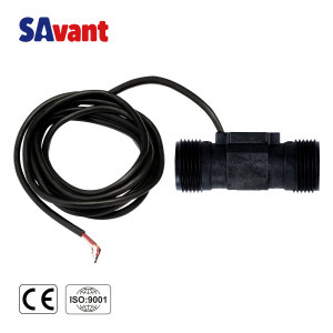 Sensor de flujo SAVANT FS-6600, sensor de flujo de agua con interruptor Reed de 3/4" BSP/NPT, medidor de flujo de turbina - Product Image 1