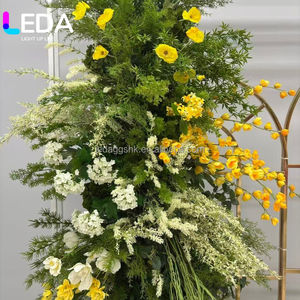 Guirlandes de fleurs artificielles jaunes à motif floral, nouvelle conception LEDA, pour la décoration de jardin et les arrangements floraux de mariage - Product Image 6