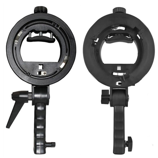 S-type Bracket Bowens Mount Flash Holder for Speedlight  Flash Softbox