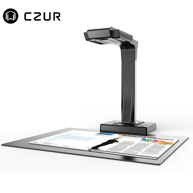 Czur Book Scanner Automatic ET24 Pro Ocr A3 Document Camera Library Searchable Pdf Tiff