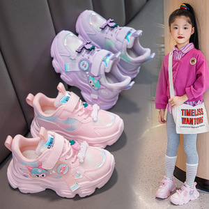 2025รองเท้ากีฬาเด็กผู้หญิงรองเท้าตาข่ายระบายอากาศลำลองใหม่ฤดูใบไม้ผลิฤดูใบไม้ร่วงรองเท้าแฟชั่นการ์ตูนสำหรับเด็กผู้ชาย - Product Image 1