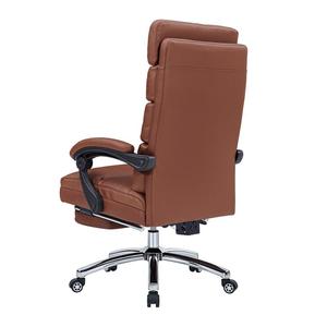Chaise de bureau de direction, soutien ergonomique, fonction d'inclinaison, revêtement en cuir - Product Image 5