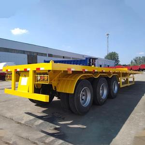 Semirremolque de Plataforma de Alta Calidad, 2 Ejes, 40 Pies/45 Pies, Semirremolque Intermodal en Venta, Chasis Esquelético para Contenedores - Product Image 5