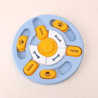 Usine En Gros Chien Puzzle Jouet D'alimentation Plateau Tournant En Plastique Pet Iq Distributeur Formation Mangeoire Lente Bol De Nourriture Pet Jouet Produits