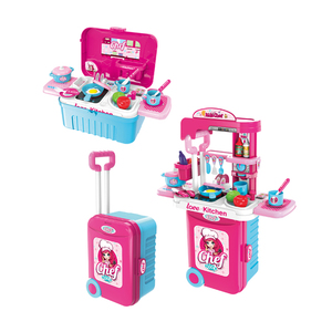 Set da Cucina Giocattolo 3 in 1 <span class=keywords><strong>per</strong></span> Bambine con Valigia in Plastica - Product Image 1