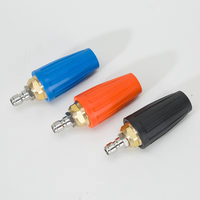 Embouts de nettoyeur haute pression à connexion rapide de 1/4 pouce, buse turbo rotative durable