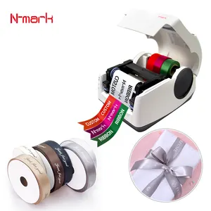 N-mark Industrial fast speed ribbon print multifunctional digital satin ribbon printer for single face satin