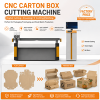 Máquina de Corte CNC Digital de Cama Plana con Cuchilla Oscilante para Cajas de Cartón Corrugado y Tablero KT
