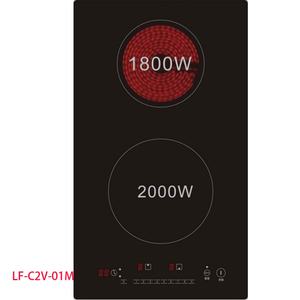 Cocina Híbrida Doméstica Combinada de Inducción e Infrarrojos, Dos Hornillas, Cocina de Inducción y Vitrocerámica Eléctrica para Mayoristas - Product Image 2